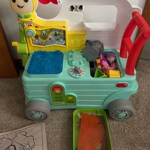 I have all the parts for the little cart I have a bunch more toddler baby toys